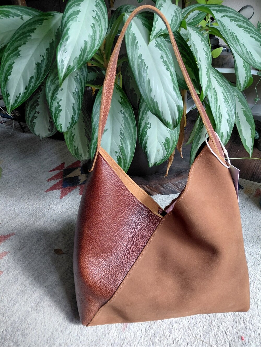 Two Tone Jackville Oversized Naomi Portland Leather 🦄 Limited Edition NWT - Picture 2 of 6